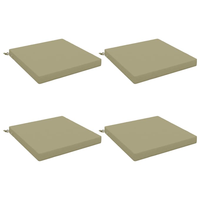 vidaXL - 4-Piece - Zitkussens - SOEST - 4 - st - 100% - Polyester - Lichtgroen