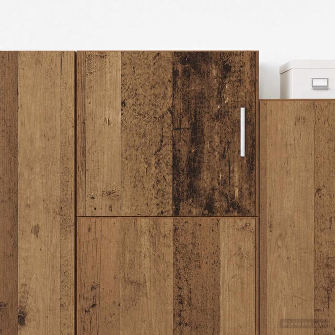 vidaXL - Wandkast - Oud - hout - 40 - x - 42,5 - x - 40 - cm - PB
