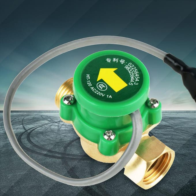 1 STUK HT 120 AC220V 0.5A G1 2  1 2  Draad Waterpomp Debietsensor Schakelaar
