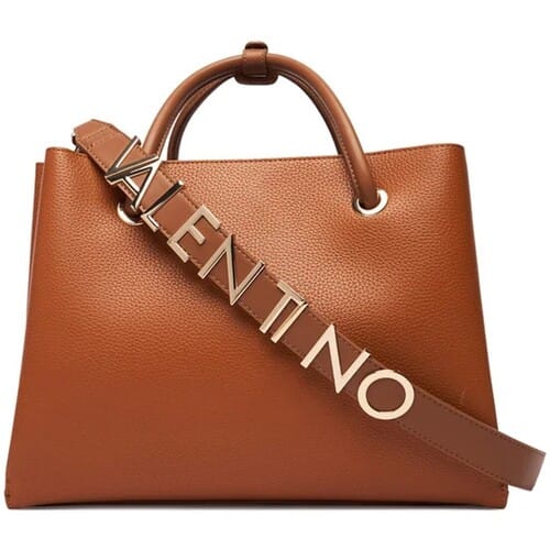 VALENTINO handtas schoudertas Alexia Shopping Bag Cuoio Lichtbruin