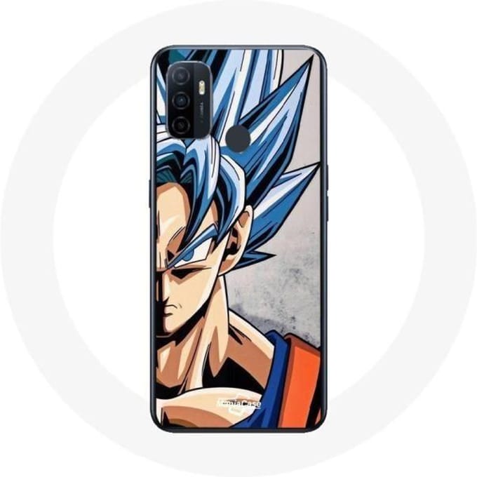 Coque Oppo A53 Anime Dragon Ball Goku Cheveux bleu