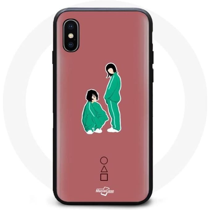 Iphone XS Max hoesje Inktvisspel Ji Yeong nr. 240 EN Kang Sae Byeok nr. 067
