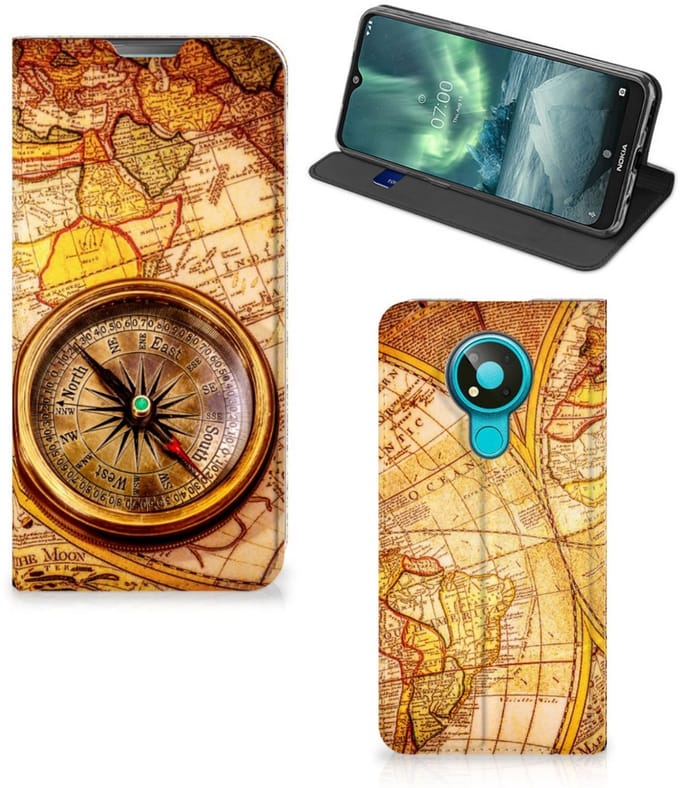 Nokia 3.4 Book Cover Kompas