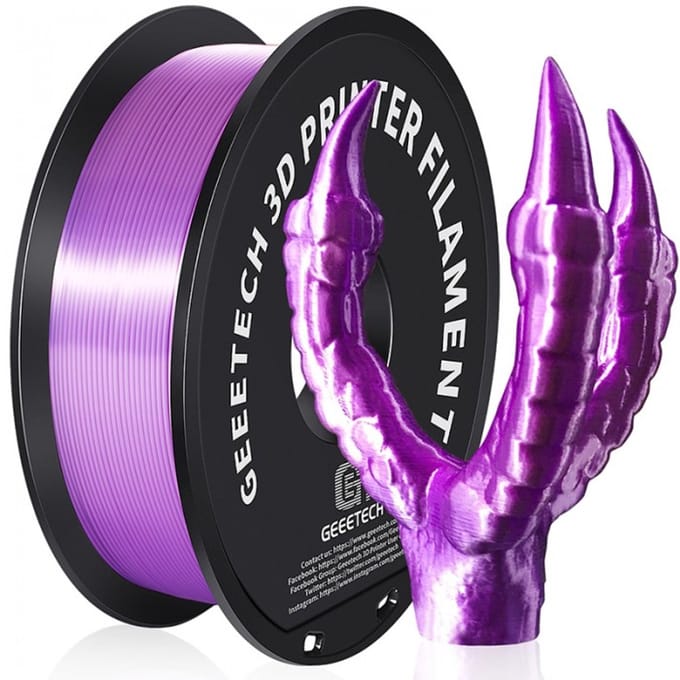 Geeetech - PLA Silk Purple (1.75mm - 1kg)
