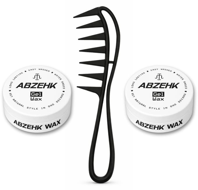 Haarwax - Gel Wax - 150 ml - Abzehk - Met Styling Kam - Haarstylingtools