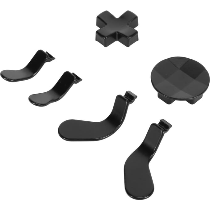 Controller Metalen D-knoppen Paddles Roestvrij Staal Vervangingsonderdeel Controller voor Xbox One Elite Series 2 Model 1797 black