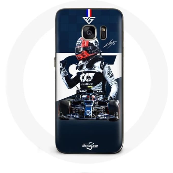 Coque - Max Verstappen - Samsung Galaxy S7 - Formule 1 - Bleu - Rigide bleu