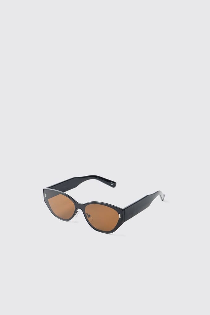 Round Chunky Sunglasses | Brown