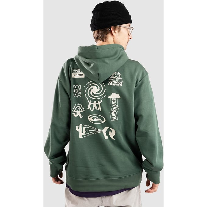 Quiksilver  Capuchon sweaters SALT WATER GRAPHIC HOODIE