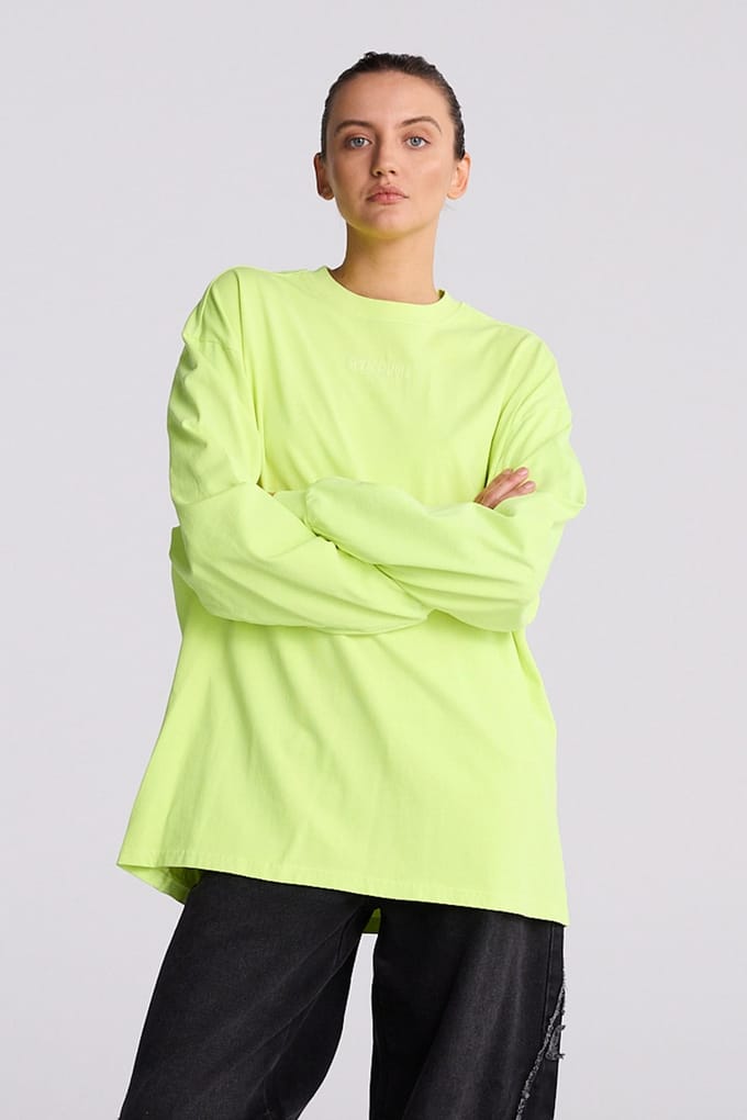 Stieglitz Basic Skate Longsleeve Yellow Größe: XXS | Longsleeves Outlet | Damen | Gelb
