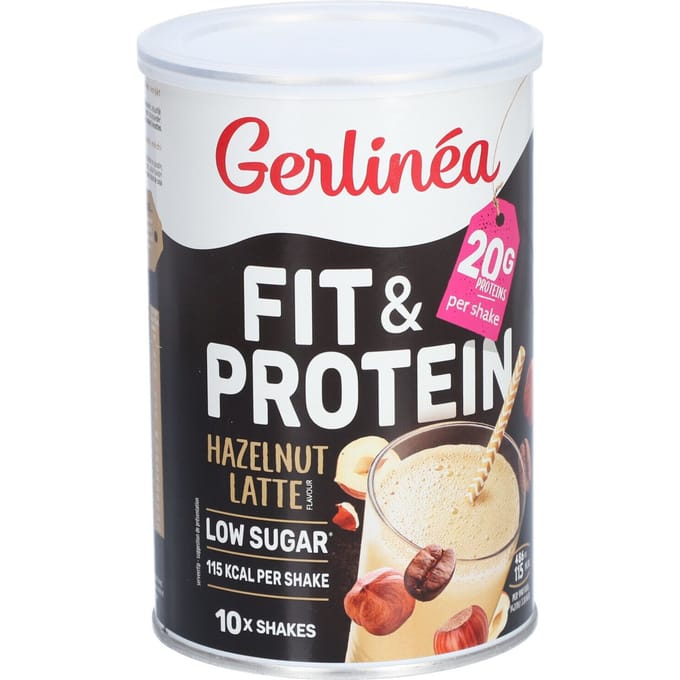 Gerlinea Fit&Protein - Eiwitshake - Hazelnoot & Latte - 340 g