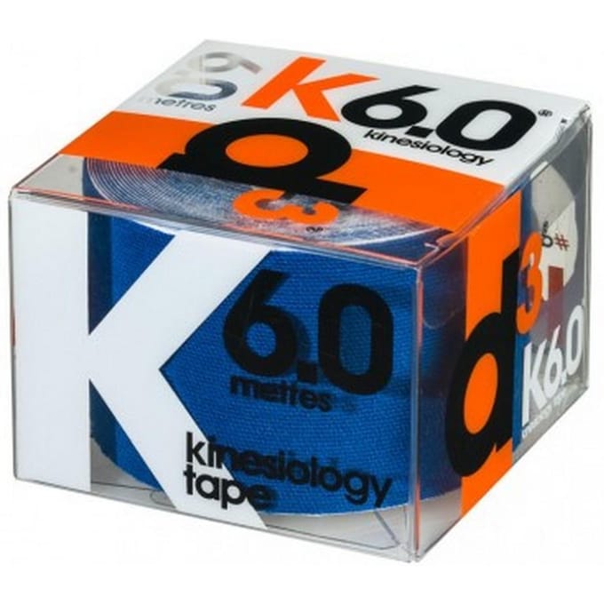 D3 Tape K6.0 Kinetische tape One Size koningsblauwe kleur