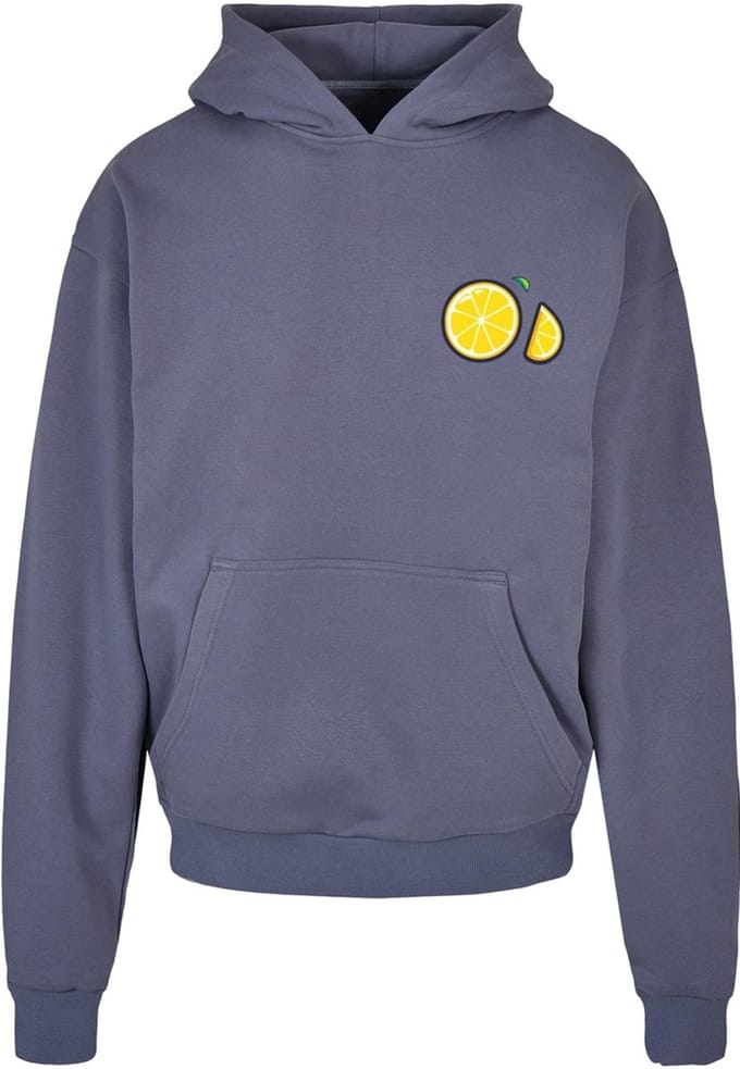 Merchcode - Lemon Party Oversized Hoodie/trui - L - Blauw