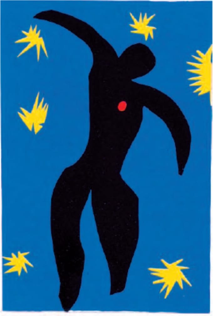 Henri Matisse - Jazz: Icarus - Kunstposter - 40x50 cm