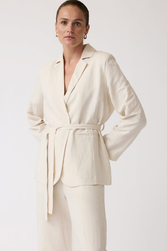 Alchemist Blossom Blazer Oatmeal Größe: 40 | Blazer Outlet | Damen