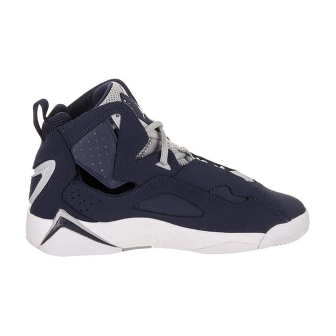 Baskets Air Jordan True Flight GS Navy Enfants Bleu Gris-Blanc 343795-404 38.5 black