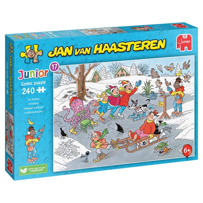 Jumbo Jan van Haasteren Junior 7 Schaatsen 240 stukjes Kinderpuzzels