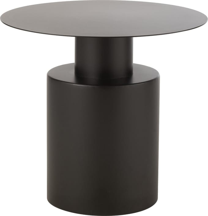 J-Line bijzettafel Rond - metaal - zwart