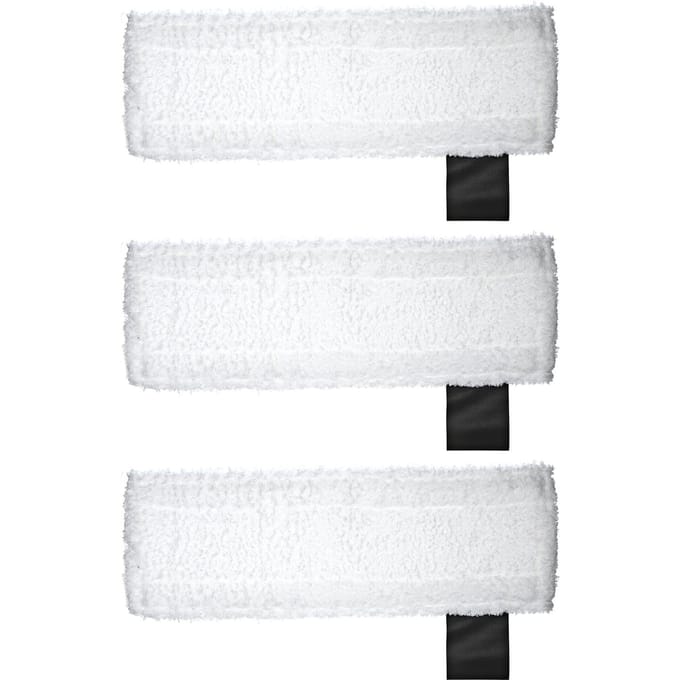 Ensemble de tampons de nettoyage de remplacement pour Karcher SC2/ SC3/ SC4/ SC5, accessoires de nettoyage 3 Mopping Pads black