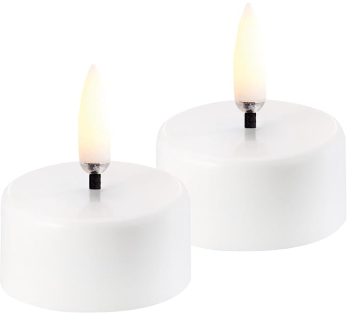 Uyuni Lighting - rechargeable Theelicht klein - set van 2 - 3,9 cm x 2,3 cm