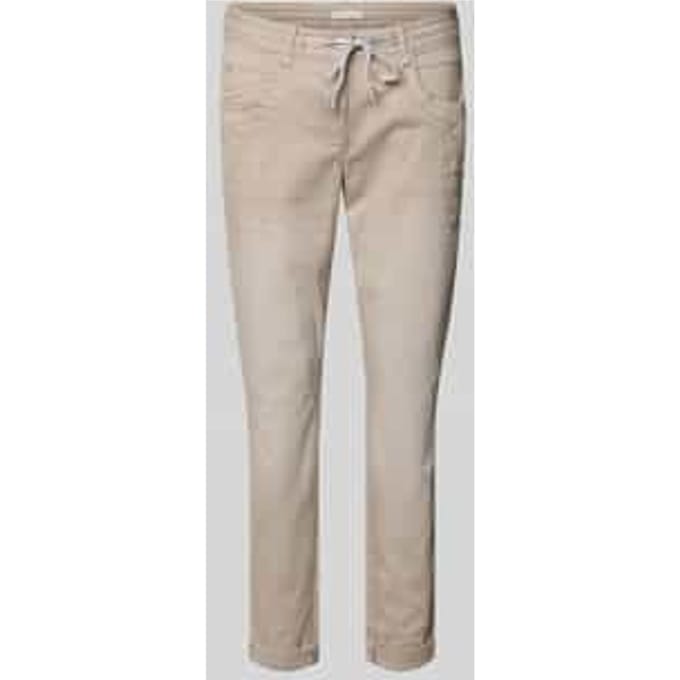 Tom Tailor - Tapered relaxed broek - Maat 40/28 - soft taupe grey
