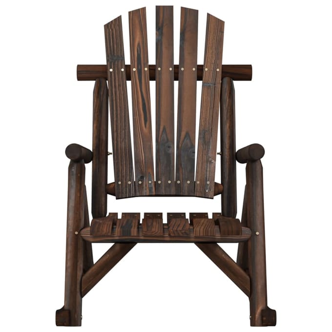 vidaXL - Tuinschommelstoel - 69x96x101 - cm - massief - vurenhout
