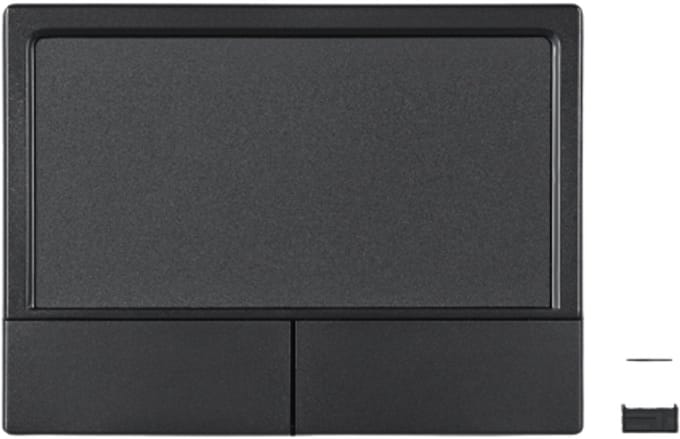 Perixx PERIPAD-704 Touchpad Radiografisch Zwart Geïntegreerd touchpad