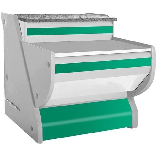 GGM Gastro Kassentisch - 800mm - Frontblende Grün