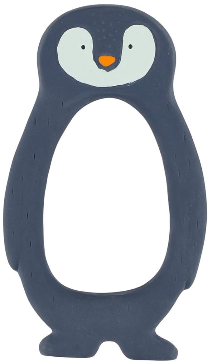 Natuurlijk rubber grijpspeeltje - Mr. Penguin