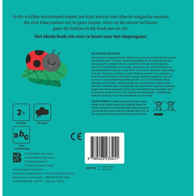 Mijn lichtjesboek - Slaapwel Kartonboekjes