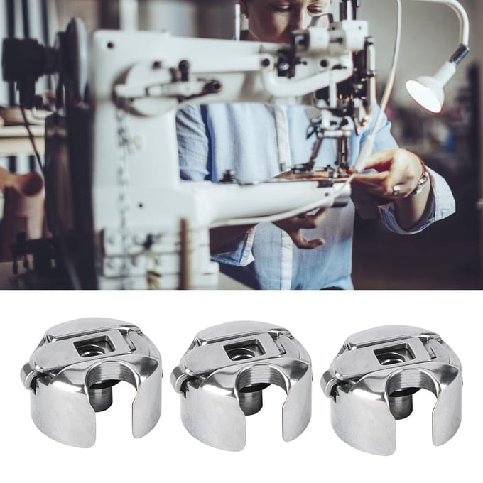 3 stuks Geautomatiseerde Vlakke Machine Spoelhuis BC DB1-NBL Naaimachineonderdelen white