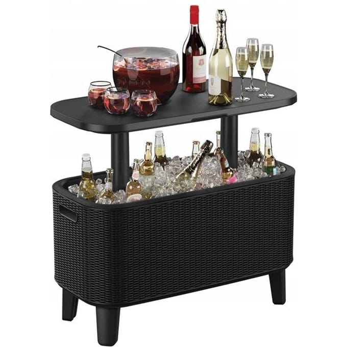 Keter Bevy Coolbar - 60L - 83.5x40.5x52cm - Grijs