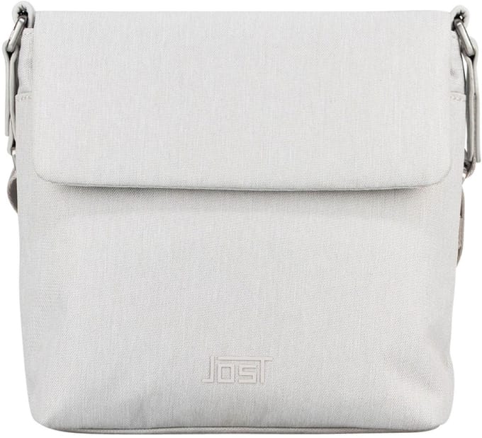JOST schoudertas Bergen Crossbody Bag Creme White Lichtgrijs