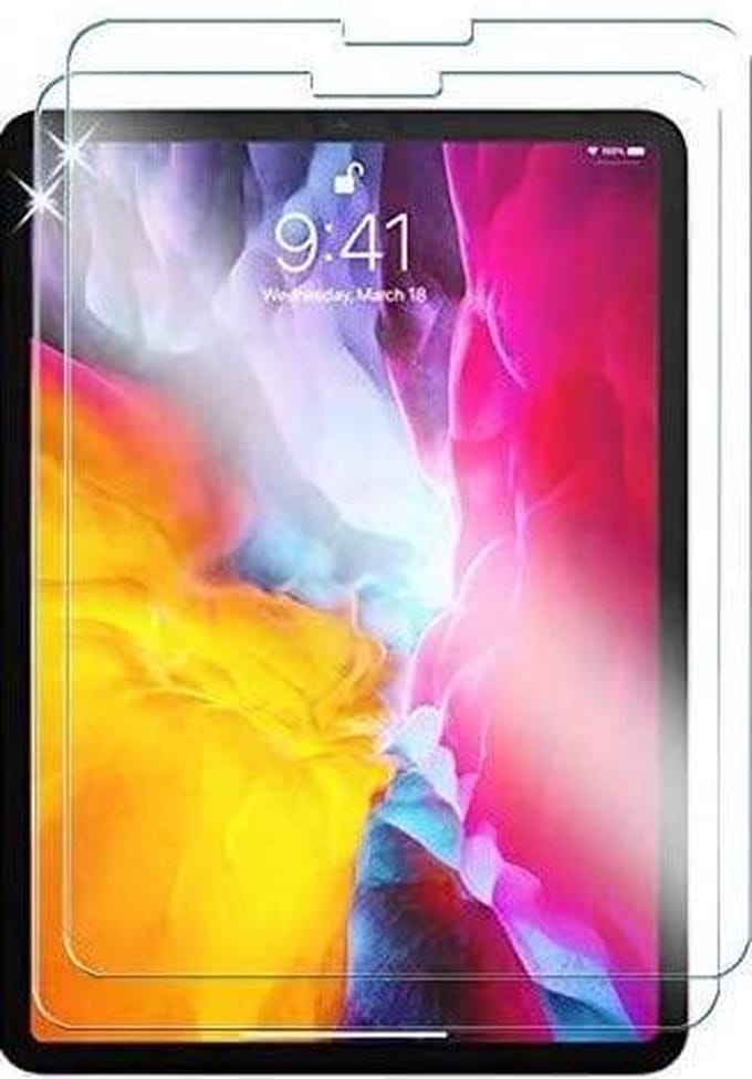 Screenprotector Glas - Tempered Glass Screen Protector Geschikt voor: Apple iPad Pro 11 inch 2020 - 2x
