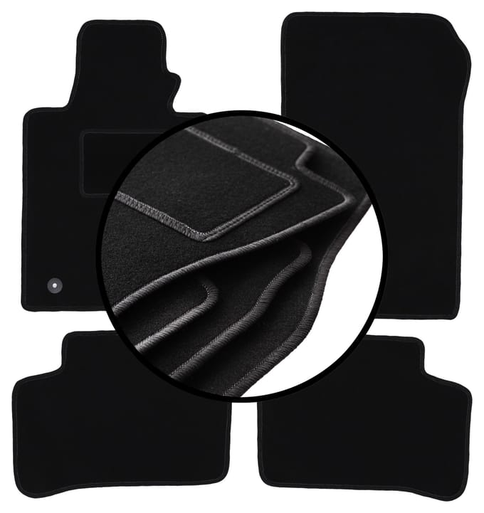 Complete set veloursmatten voor: Mercedes GLK X204 SUV (2008-2015)