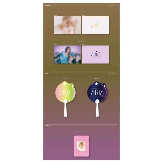 YERIN(GFRIEND) 1e Mini Album ARIA Night ver blue
