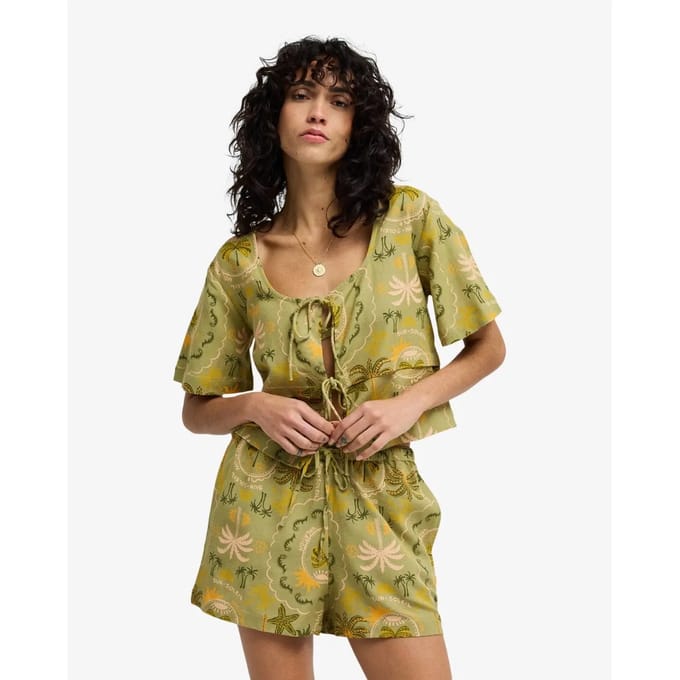 Dameshemd Billabong Totally Tropic