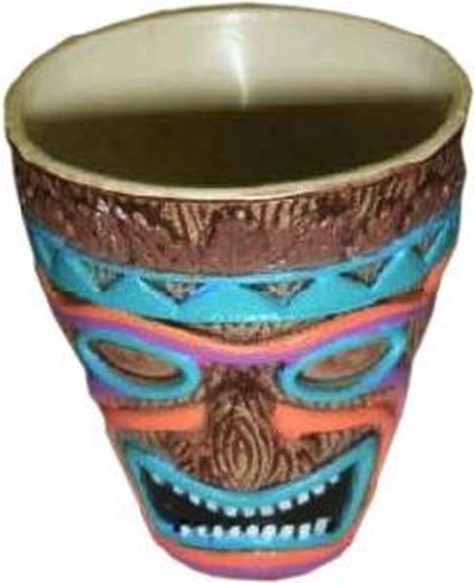 24x Hawaii Borrelglas 4,5cm / shotglaasjes tropical (voordeelset 24 stuks)