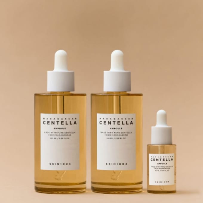 SKIN1004 Ampoule Centella Double Set Sérum Apaisant Hydratant 100ml x2 + 30ml beige