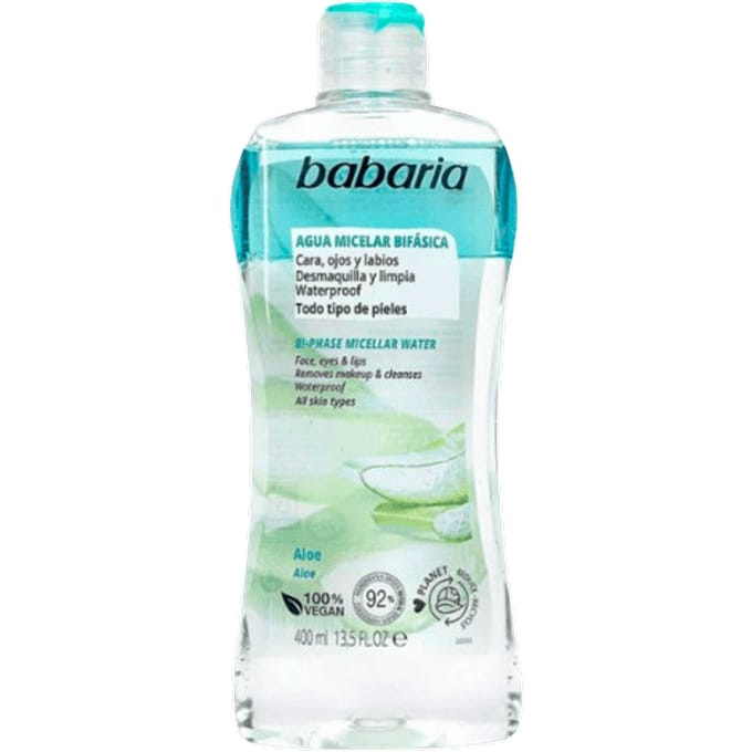 Twee-fasen Make-up Remover Aloë Vera Micellair Water 400 ml