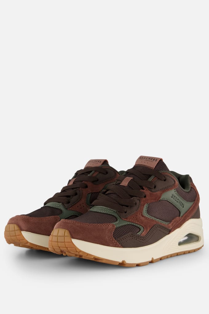 Skechers Skechers Uno Sneakers bruin Leer
