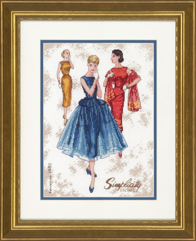 Dimensions Simplicity Vintage - Borduurpakket - 23 x 30 - DIY pakket volwassenen