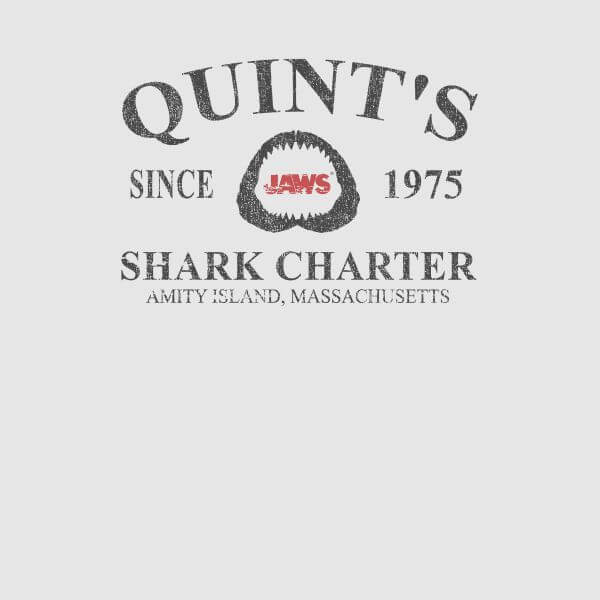 Jaws Quint's Shark Charter Dames T-shirt - Grijs - L