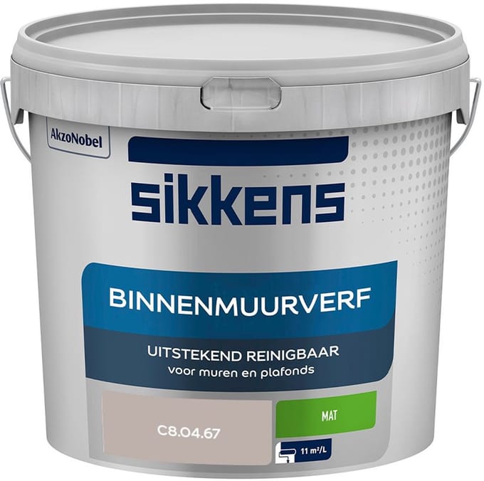 Sikkens - Binnenmuurverf Mat - C8.04.67 - Mengverf - 5 L