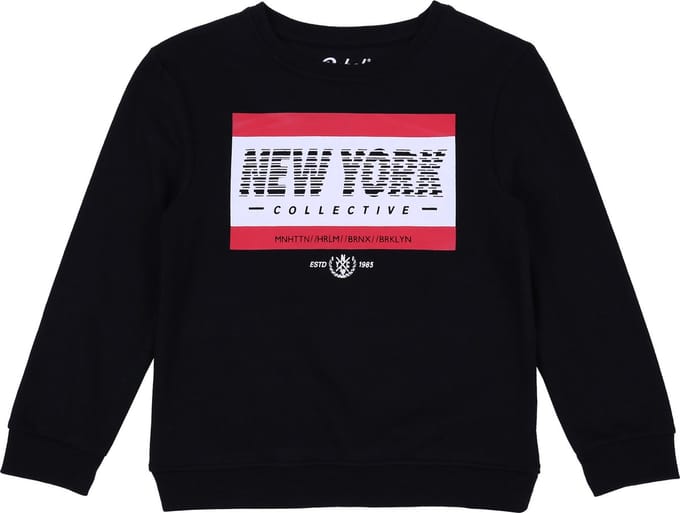 NY Collective zwart sweatshirt REBEL
