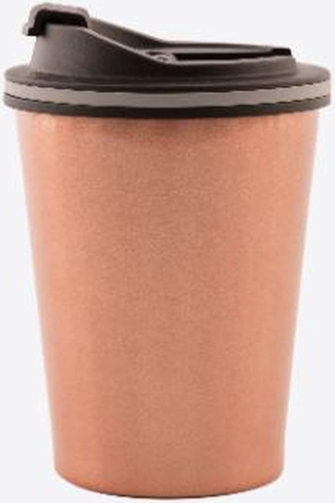 Rixx dubbelwandige isoleerbeker uit rvs metallic roze 280ml