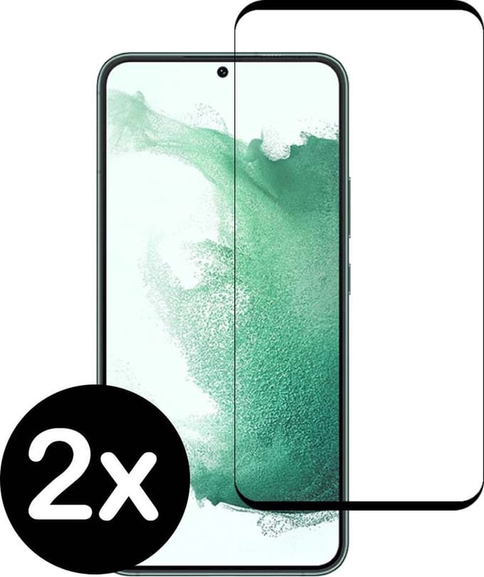 Smartphonica Screenprotector voor Samsung Galaxy S22 Plus van glas - 2 stuks geschikt voor Samsung Galaxy S22 Plus