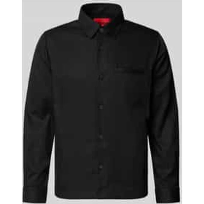 Regular fit overshirt van mix van katoen en lyocell Model 'ENOCK'