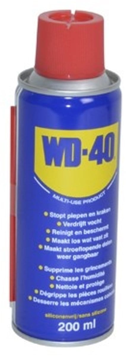 WD40smeermiddel multispray 200mL spuitbus wd40