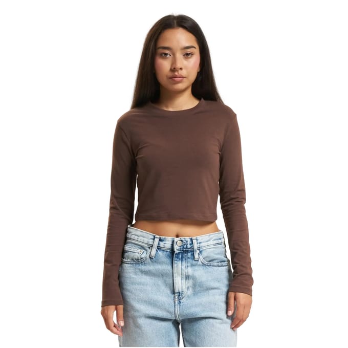 Dames-T-shirt met lange mouwen DEF